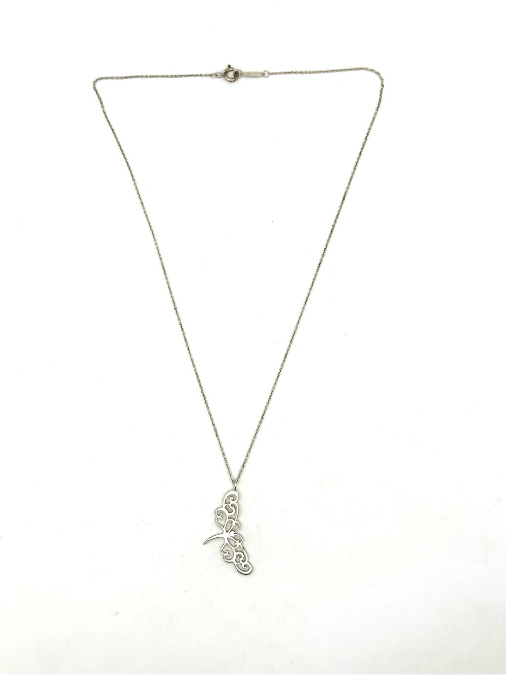 Tiffany & Co Sterling Silver Enchanted Dragonfly Pendant Necklace - Picture 5 of 7